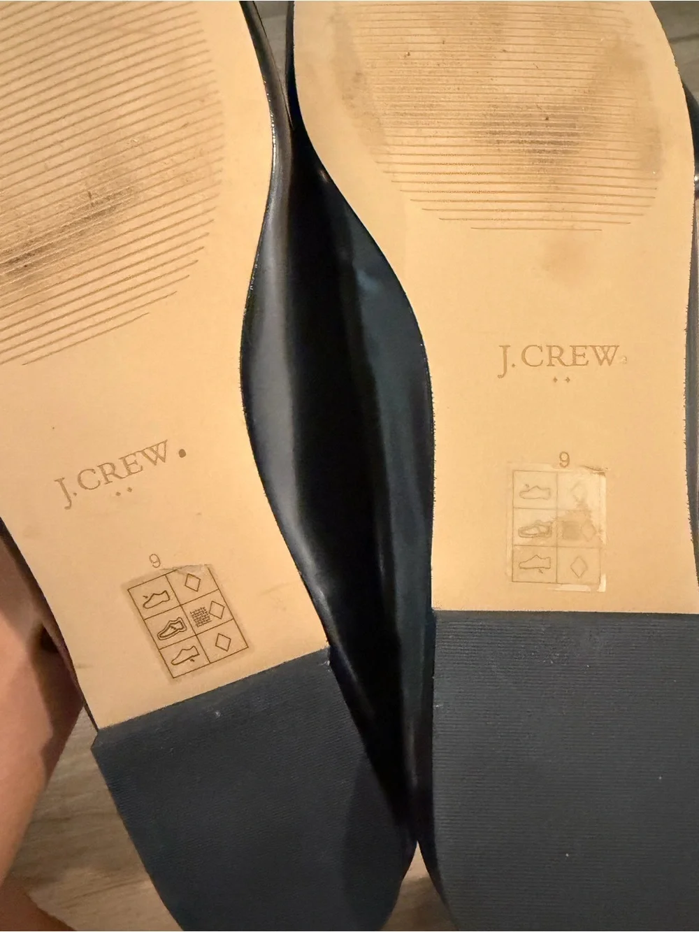 J.Crew Factory Pearl Buckle Mary Jane Flats – Black | NWOB |